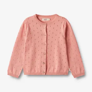 Knit Cardigan Maia - rosette
