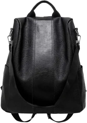 Leather Backpack Purse for Women Fashion Anti-theft Shoulder Bag Satchel Handbag Convertible Design Bags Travel Bag