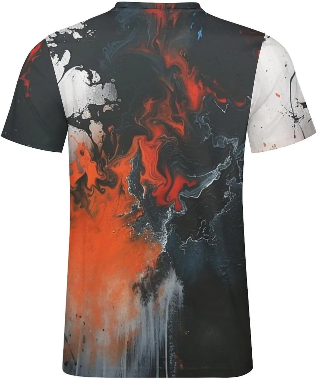MARSVOVO Mens Camo T-Shirt Tops 2024 Novelty Graphic Casual Short Sleeve Sportswear Fashion Cotton Loose Workout Tee