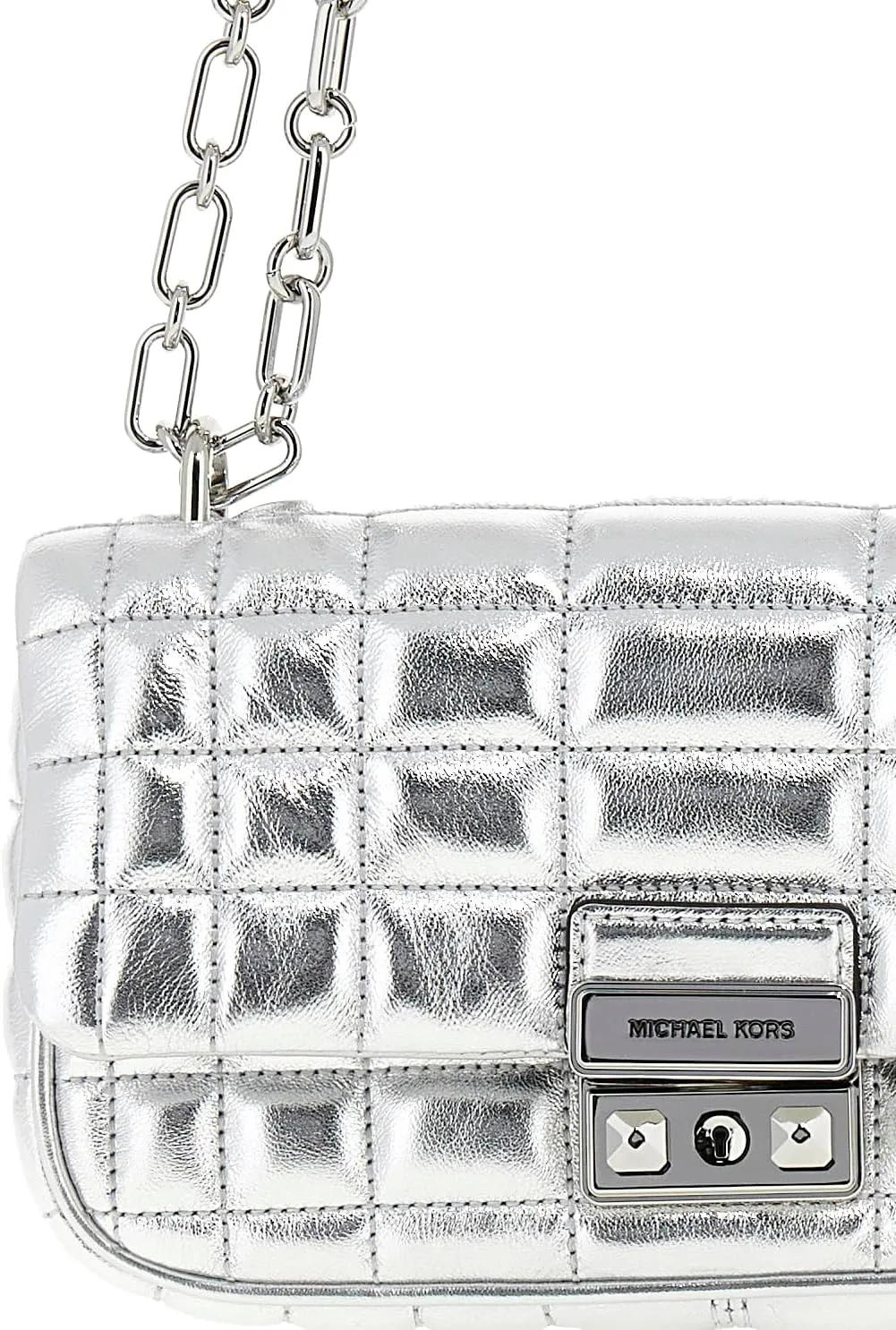 Michael Kors Tribeca Small Quilted Convertible Chain Shoulder