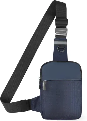 Mini Sling Bag for Women Men, Crossbody Bags Chest Bag Dual Pocket RFID Cell Phone Purse Travel Running Walking