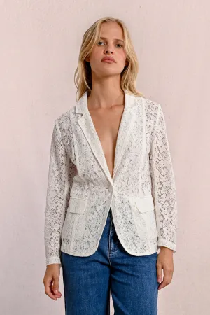 Molly Bracken White Lace Jacket