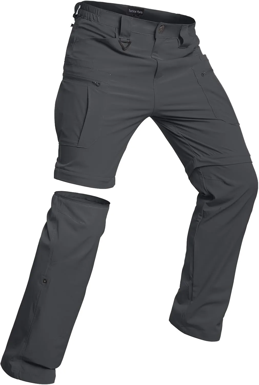 NAVEKULL Men's Convertible Hiking Pants Lightweight Quick Dry Zip Off Outdoor Fishing Tactical Cargo Pants with Roll-Up Legs