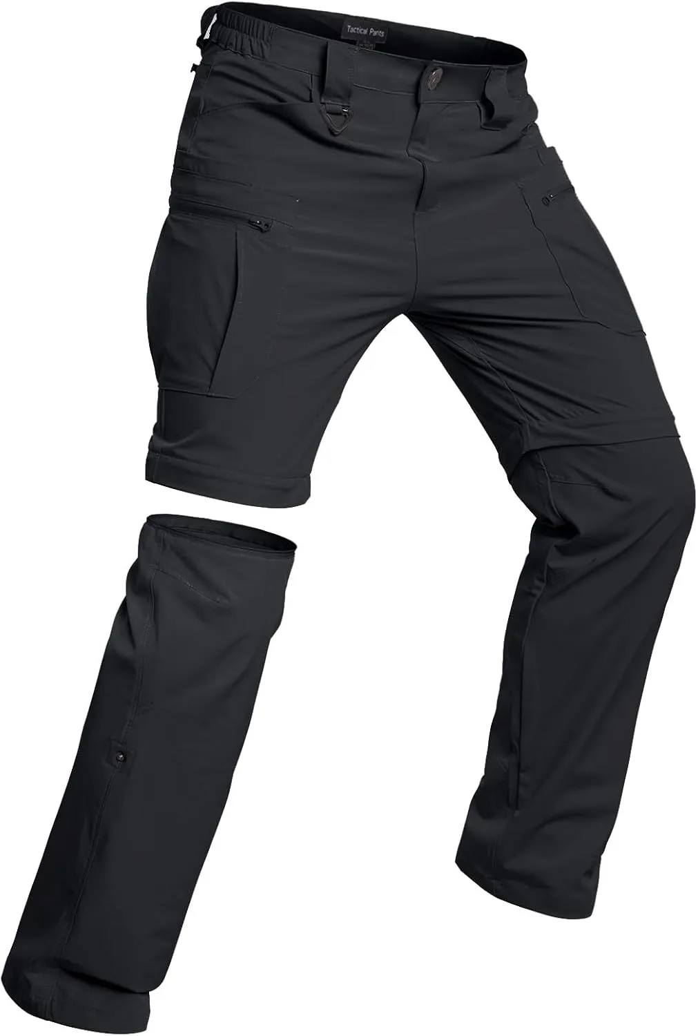 NAVEKULL Men's Convertible Hiking Pants Lightweight Quick Dry Zip Off Outdoor Fishing Tactical Cargo Pants with Roll-Up Legs