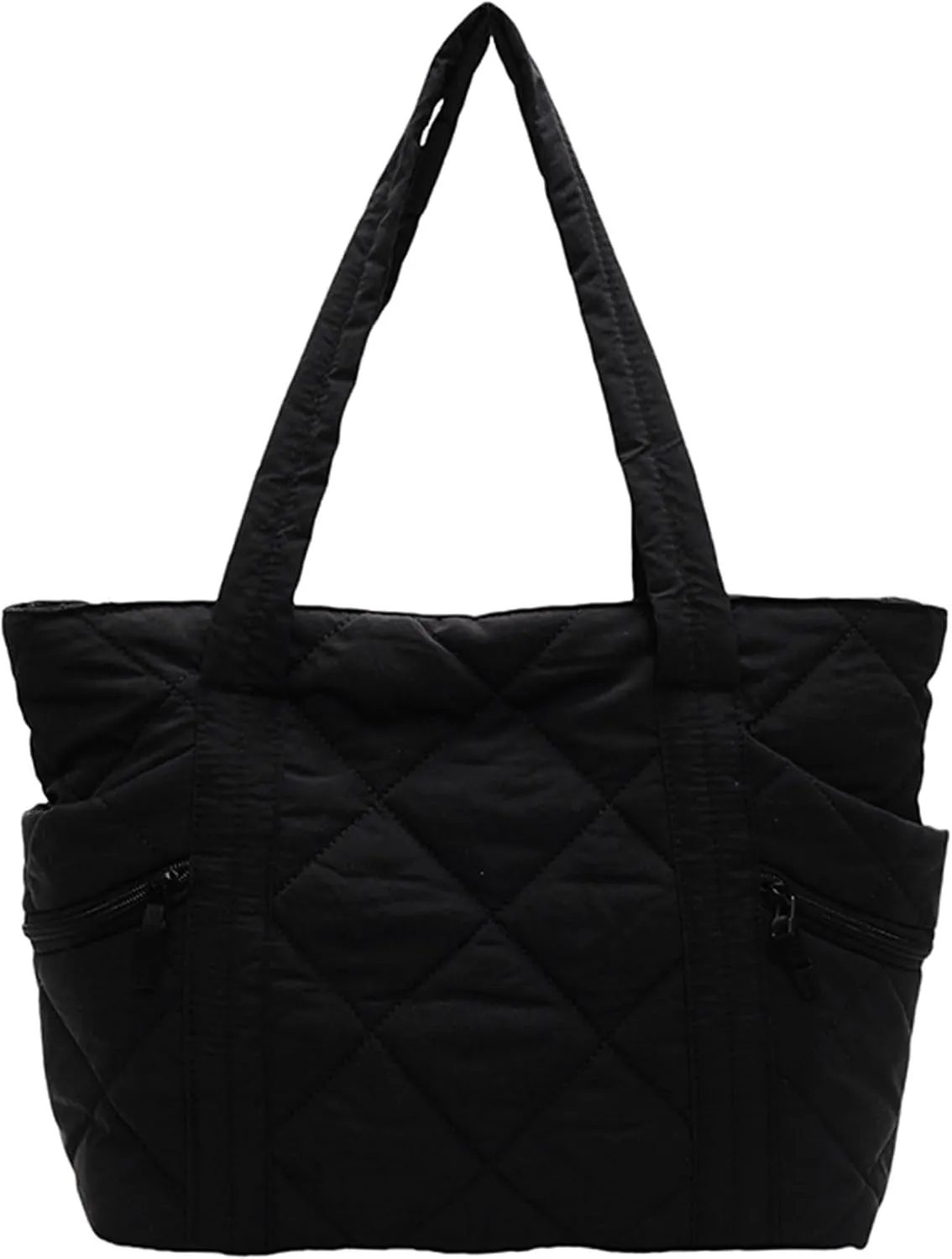 Nylon Messenger Bag Argyle Large Tote Bag Plain Casual Hobo Bag Chic Shoulder Bag Laptop Bag Travel Daypacks