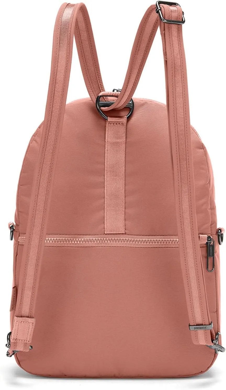 Pacsafe Women's Citysafe CX Anti Theft Convertible Backpack-Fits 11" Tablet, ECONYL Rose