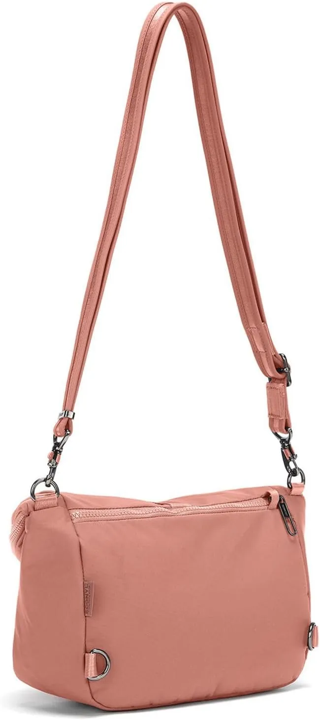Pacsafe Women's Citysafe CX Anti Theft Convertible Backpack-Fits 11" Tablet, ECONYL Rose