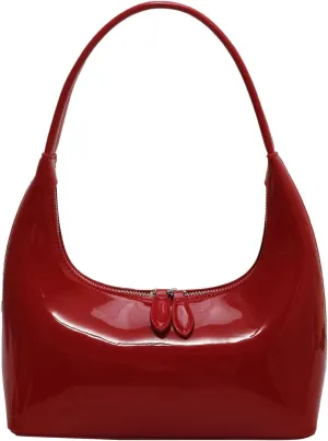 Retro Underarm Bag for Women Y2k PU Leather Chic Purses Small Hobo Shoulder Bag Handbag Clutch 2025 Christmas Gift
