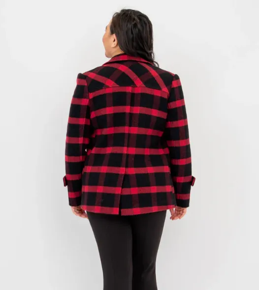 Robin Coat with Buffalo Plaid