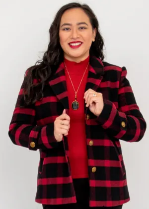 Robin Coat with Buffalo Plaid