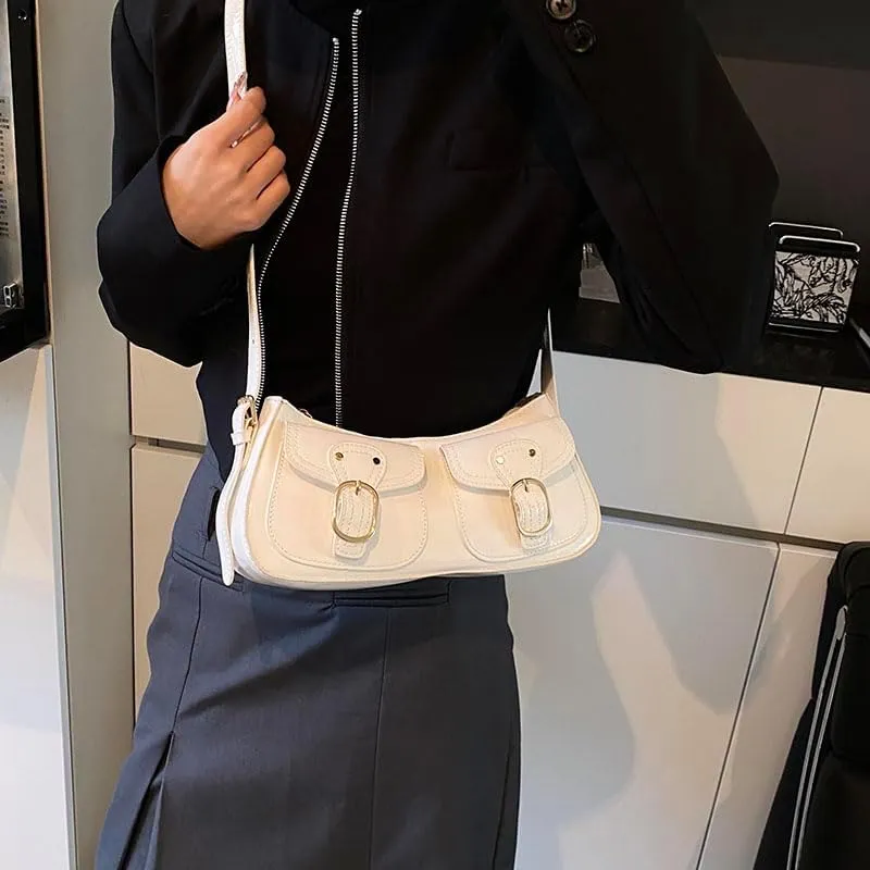 Shoulder Bag for Women Red Purse Patent Leather Handbag Crossbody Y2k Hobo Bag Trendy Shoulder Purse Chic Clutch Bag