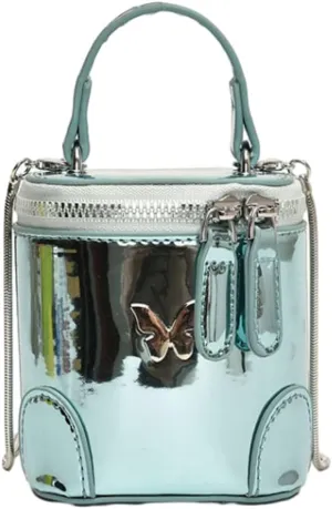 Solid Color Shoulder Handbag for Women, Cute Handbag Mini Purse, Chic Bucket Bag, Highlight Crossbody Bag with Zipper