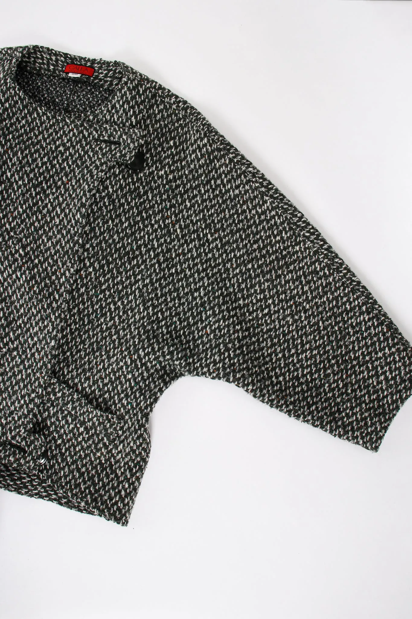 Speckled Cocoon Jacket
