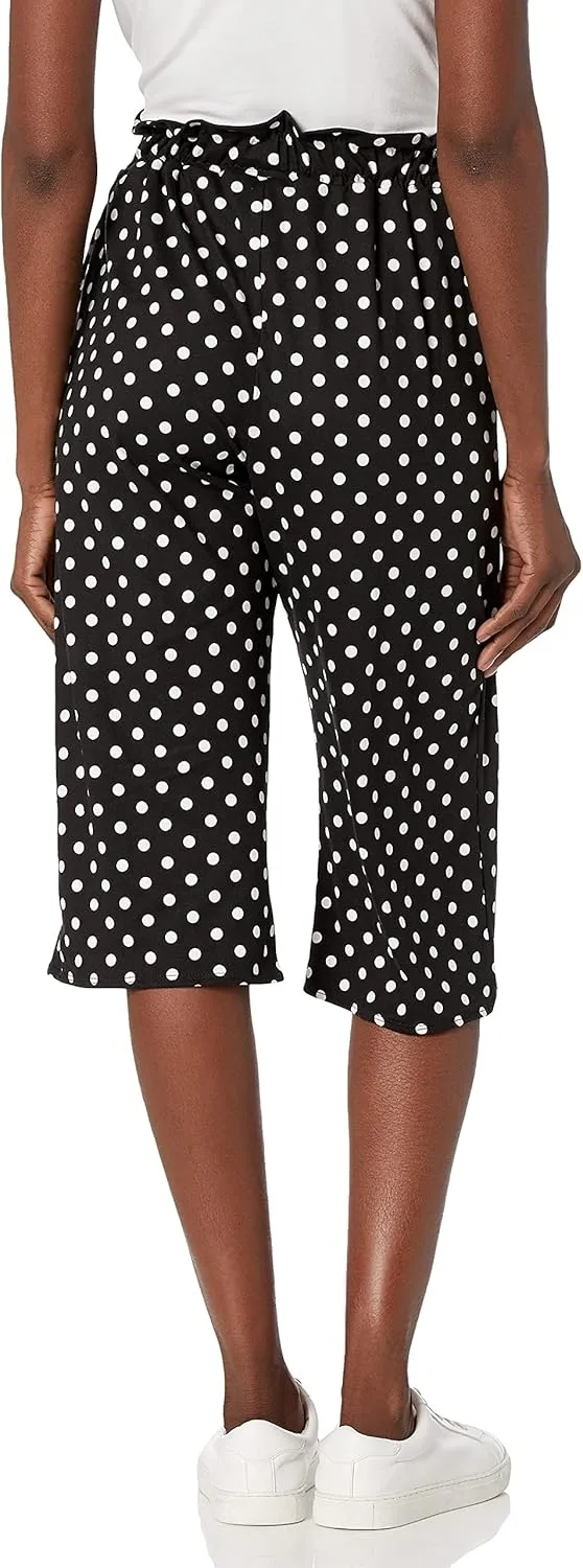 Star Vixen Women's Wide Leg Cropped Pants