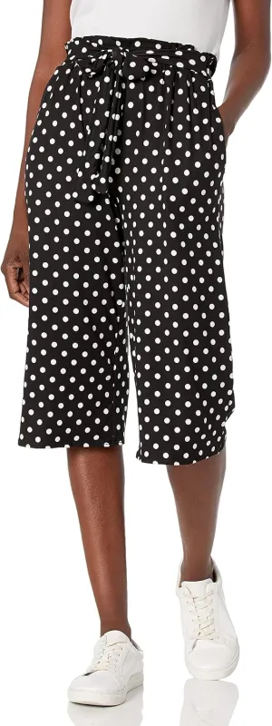 Star Vixen Women's Wide Leg Cropped Pants