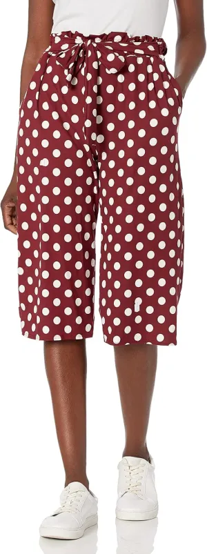 Star Vixen Women's Wide Leg Cropped Pants