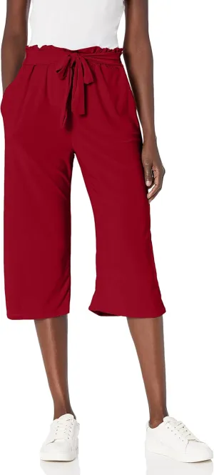 Star Vixen Women's Wide Leg Cropped Pants