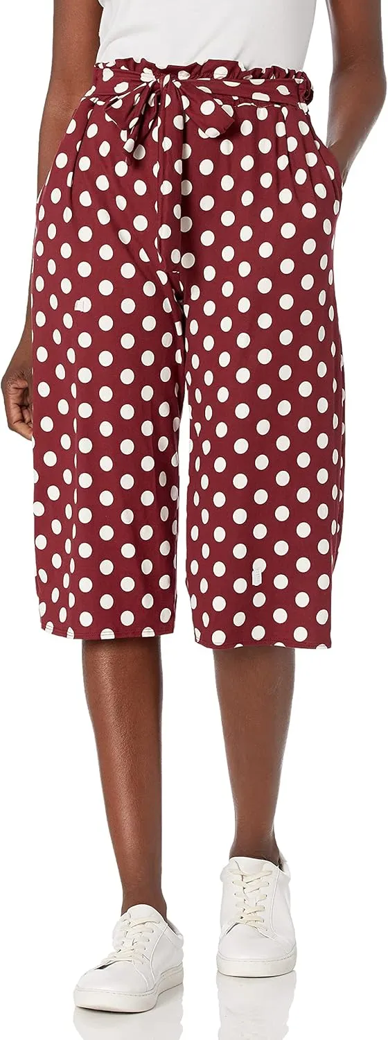 Star Vixen Women's Wide Leg Cropped Pants