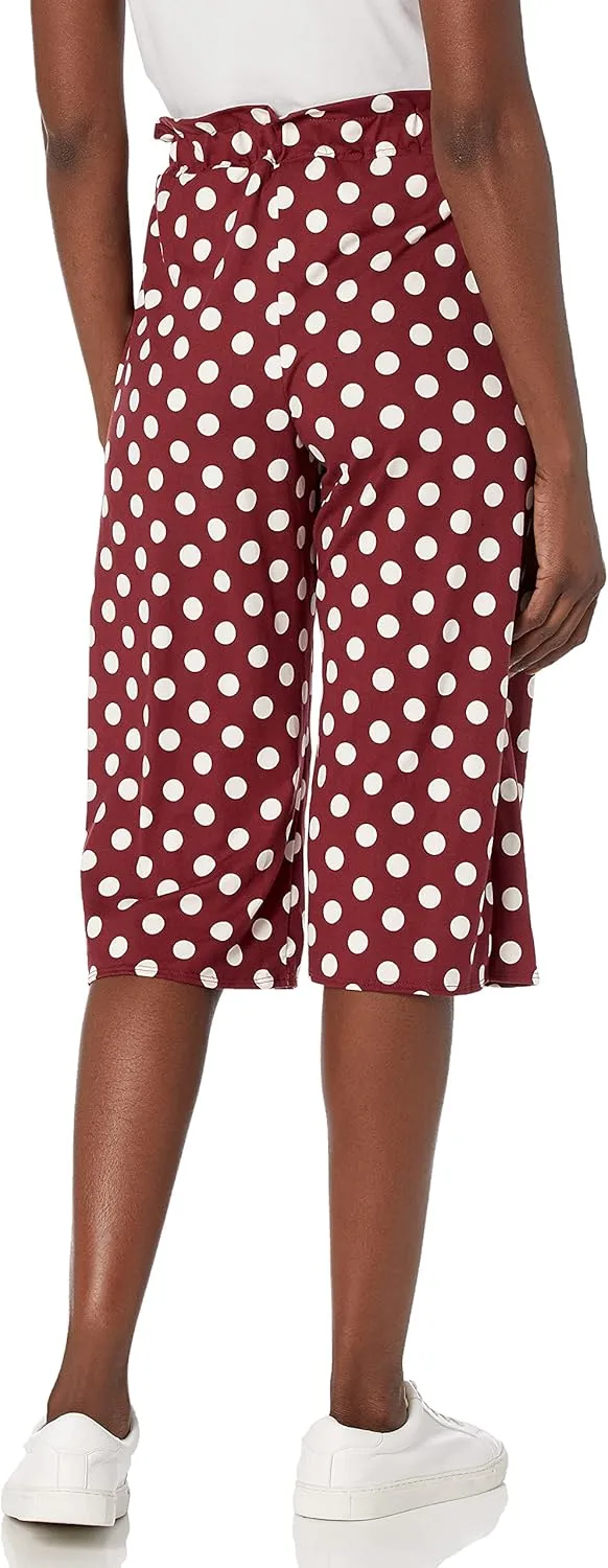 Star Vixen Women's Wide Leg Cropped Pants
