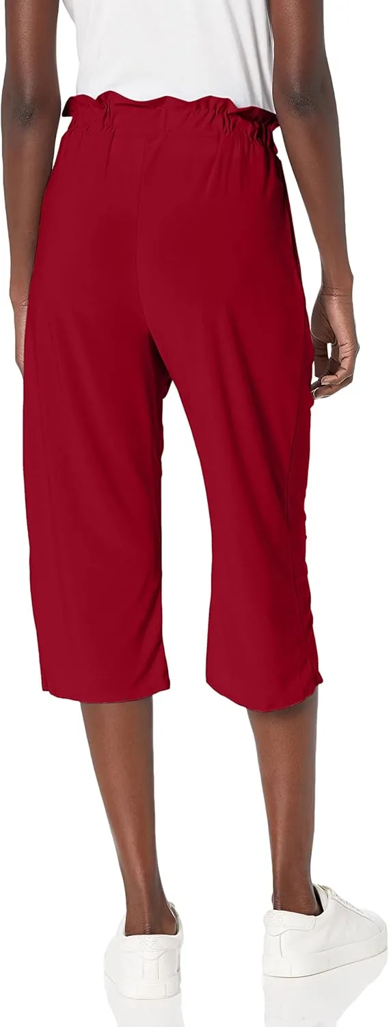 Star Vixen Women's Wide Leg Cropped Pants
