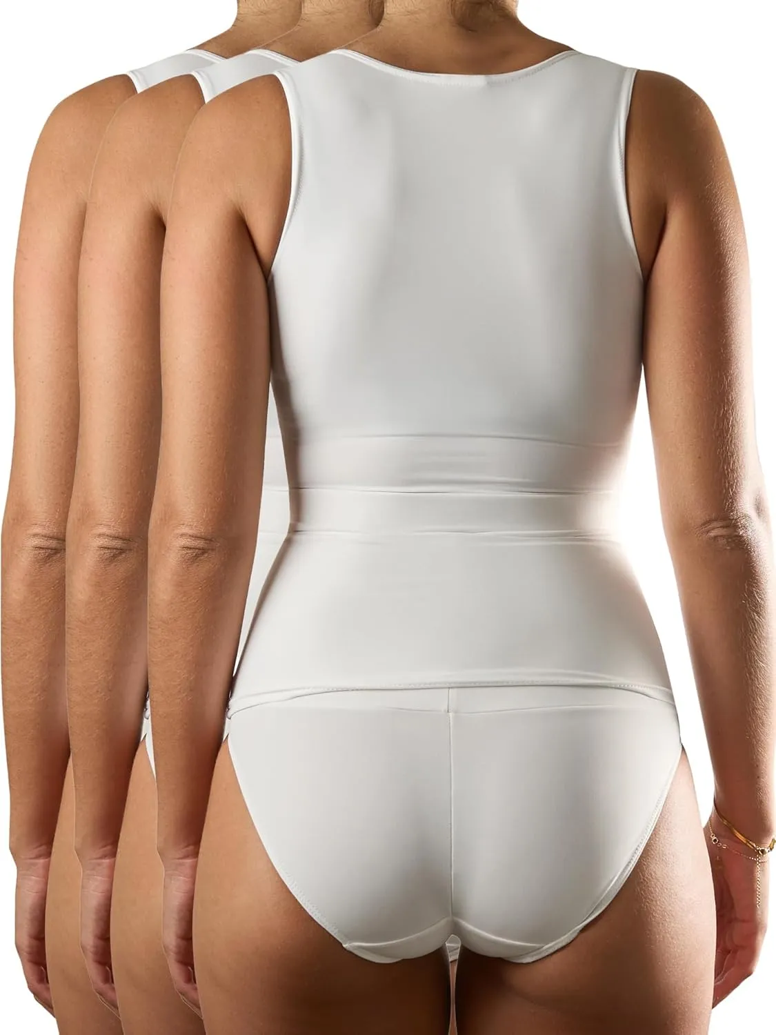 Underworks USA Women's Underbust Shapewear Tank Tops - Seamless Tummy Control Compression Camisole 417