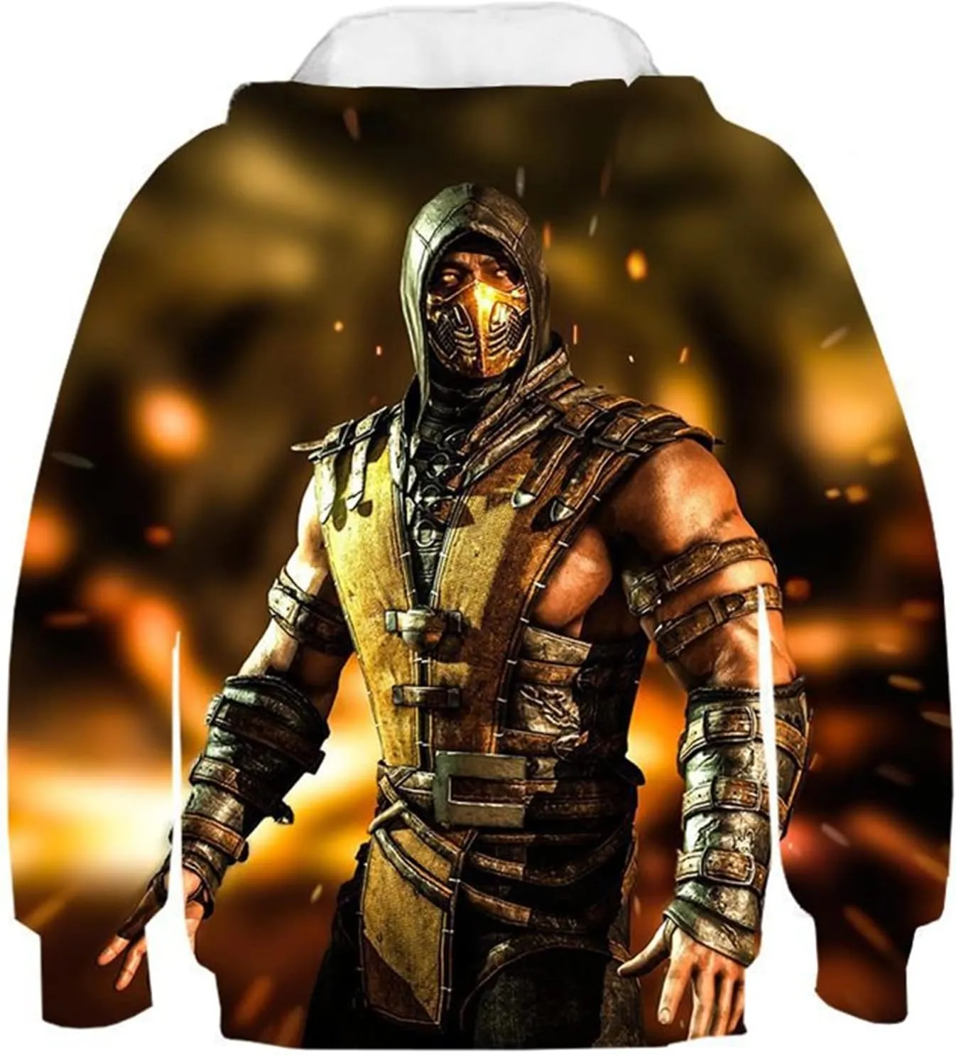 Unisex Casual Sweatshirts Realistic 3D Print Hoodies Boys Novelty Fleece Liner Pullover Tops