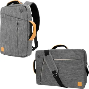 Vangoddy Slate 3-in-1 Universal 13.3 13-inch Covertible Laptop Messenger Shoulder Bag (Grey)