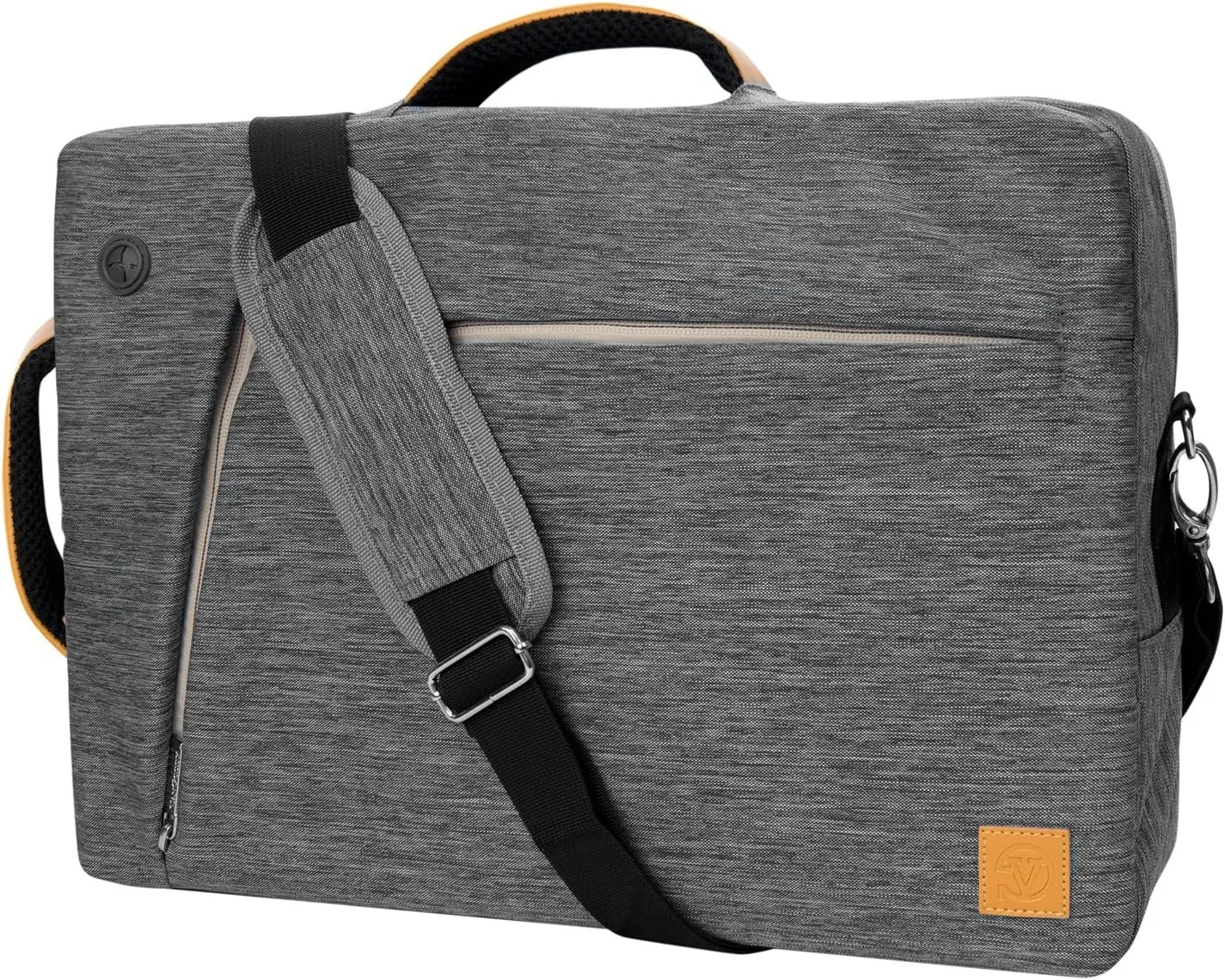 Vangoddy Slate 3-in-1 Universal 13.3 13-inch Covertible Laptop Messenger Shoulder Bag (Grey)