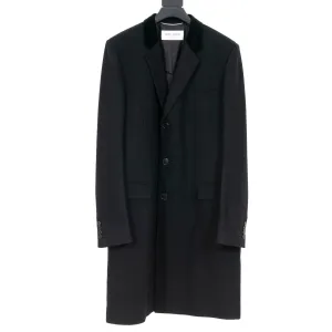 Velvet Collar Chesterfield Coat