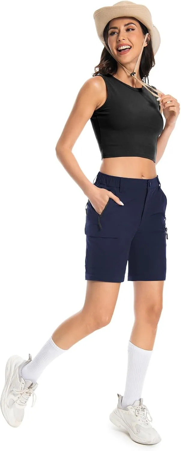 Wespornow Women's-Hiking-Pants Convertible-Zip-Off-Quick-Dry-Pants for Cargo, Camping, Travel, Outdoor, Fishing, Safari