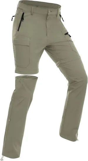 Wespornow Women's-Hiking-Pants Convertible-Zip-Off-Quick-Dry-Pants for Cargo, Camping, Travel, Outdoor, Fishing, Safari