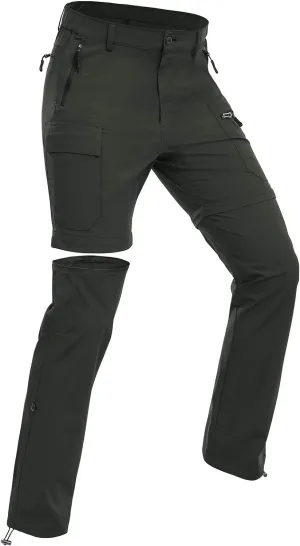 Wespornow Women's-Hiking-Pants Convertible-Zip-Off-Quick-Dry-Pants for Cargo, Camping, Travel, Outdoor, Fishing, Safari
