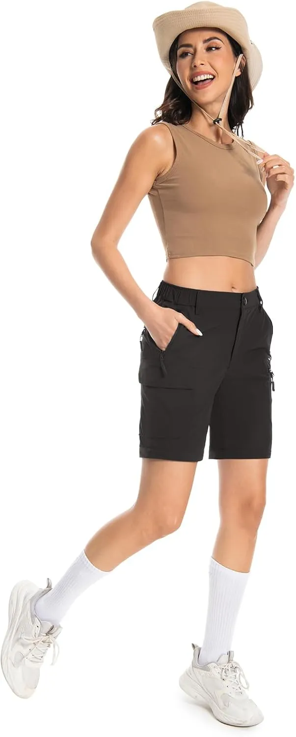 Wespornow Women's-Hiking-Pants Convertible-Zip-Off-Quick-Dry-Pants for Cargo, Camping, Travel, Outdoor, Fishing, Safari