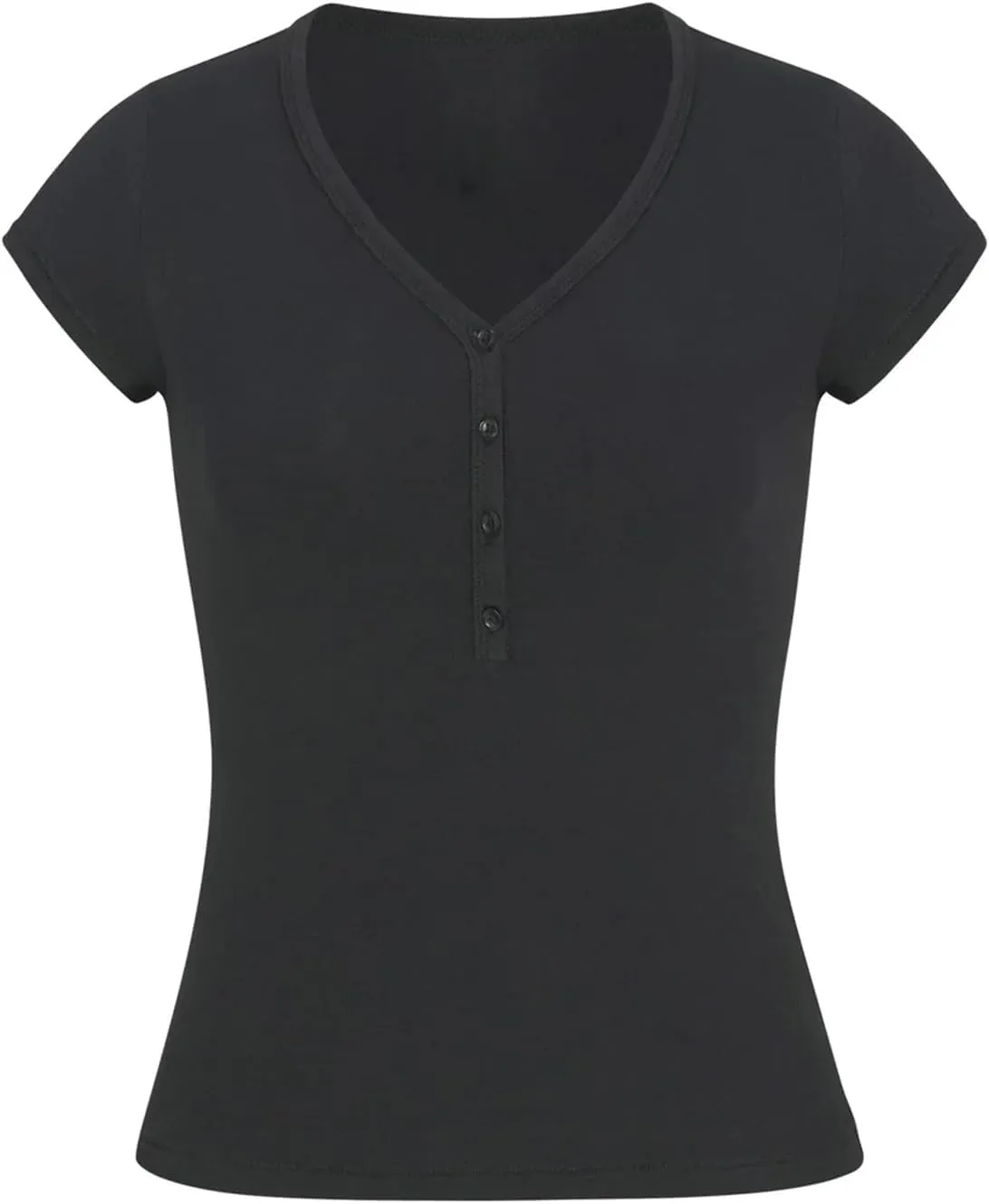 Womens 2 Piece Outfits Sets V Neck Short Sleeve Tops Straight Leg Pants Comfy Tracksuits Loungewear With Pockets