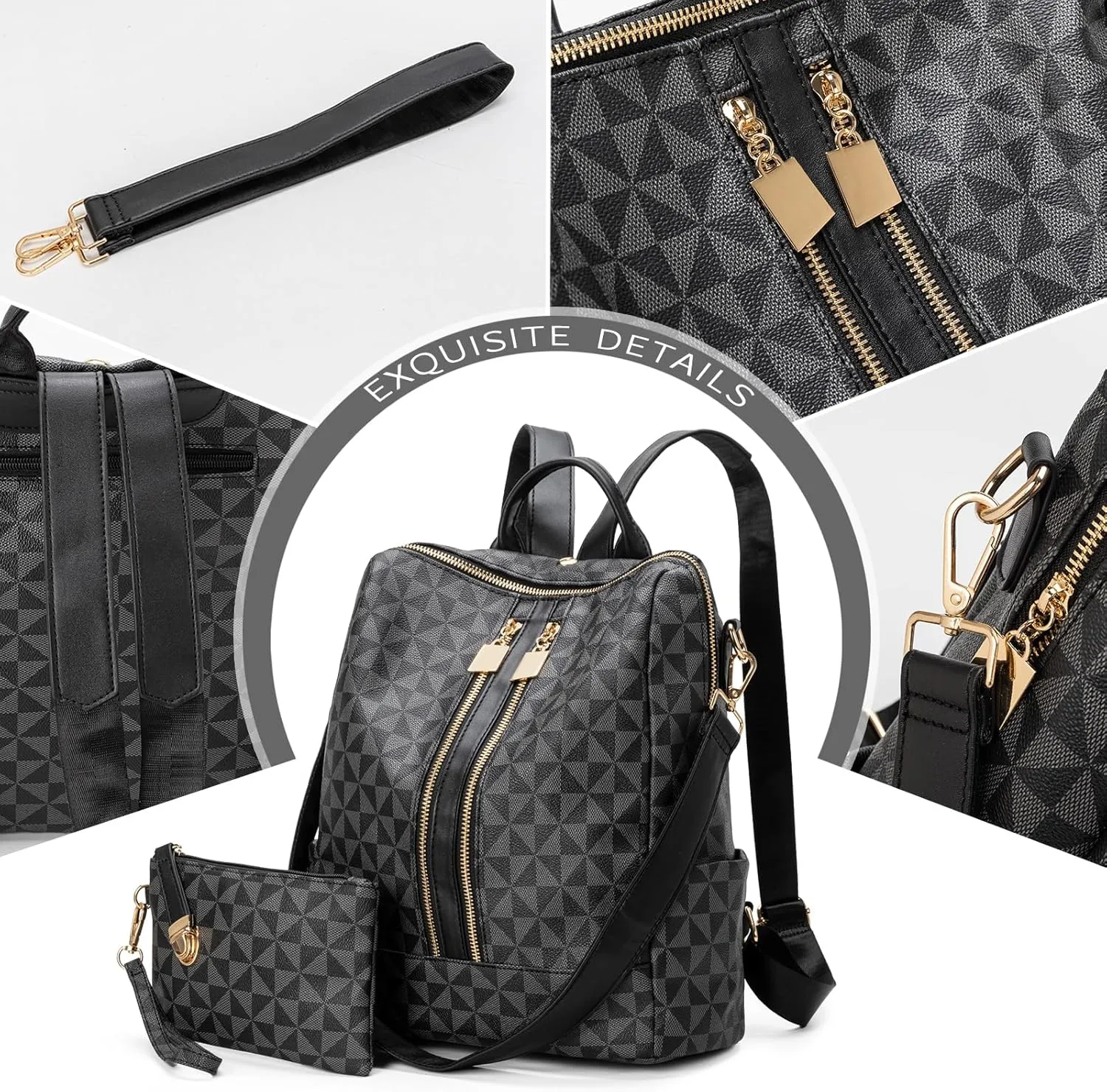 Womens Backpack Purse Leather Anti-theft Large Fashion Designer Travel Backpack Bag Men's Backpack Shoulder Bags