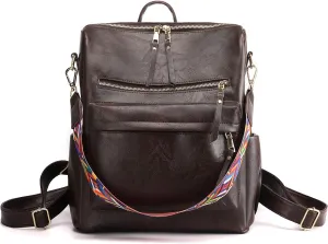 Women's Fashion Backpack Purse Multipurpose Design Convertible Satchel Handbags Shoulder Bag Travel bag