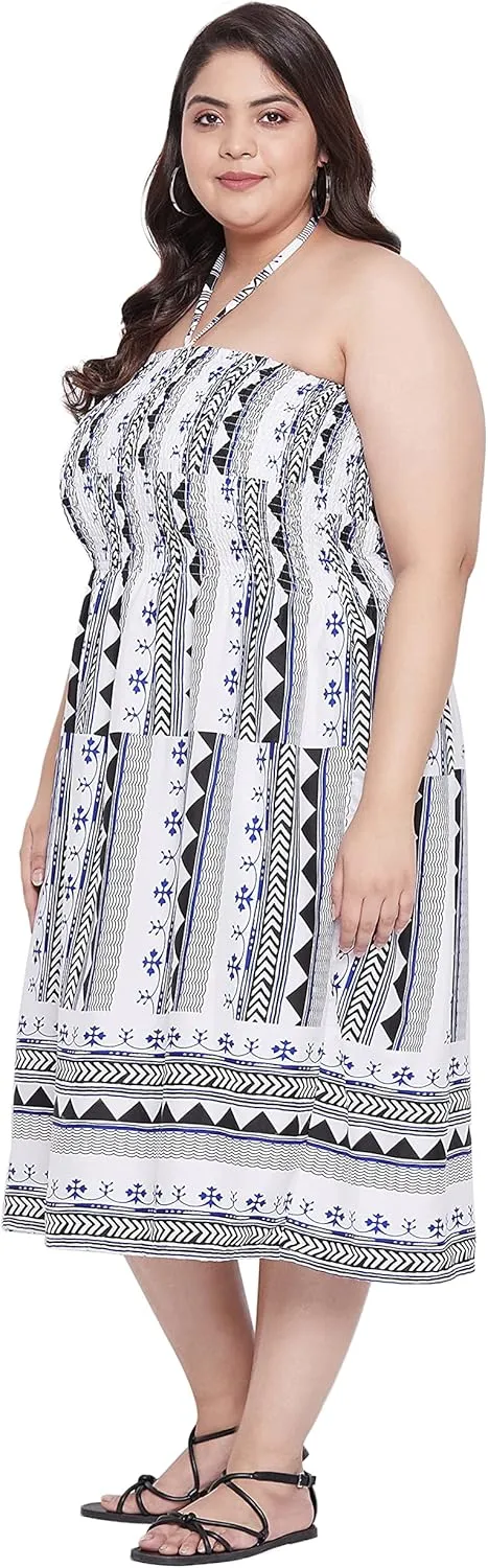 Women's Summer Casual Dress Comfy Tube Dresses Sundresses Beach Dress Tops for Girls