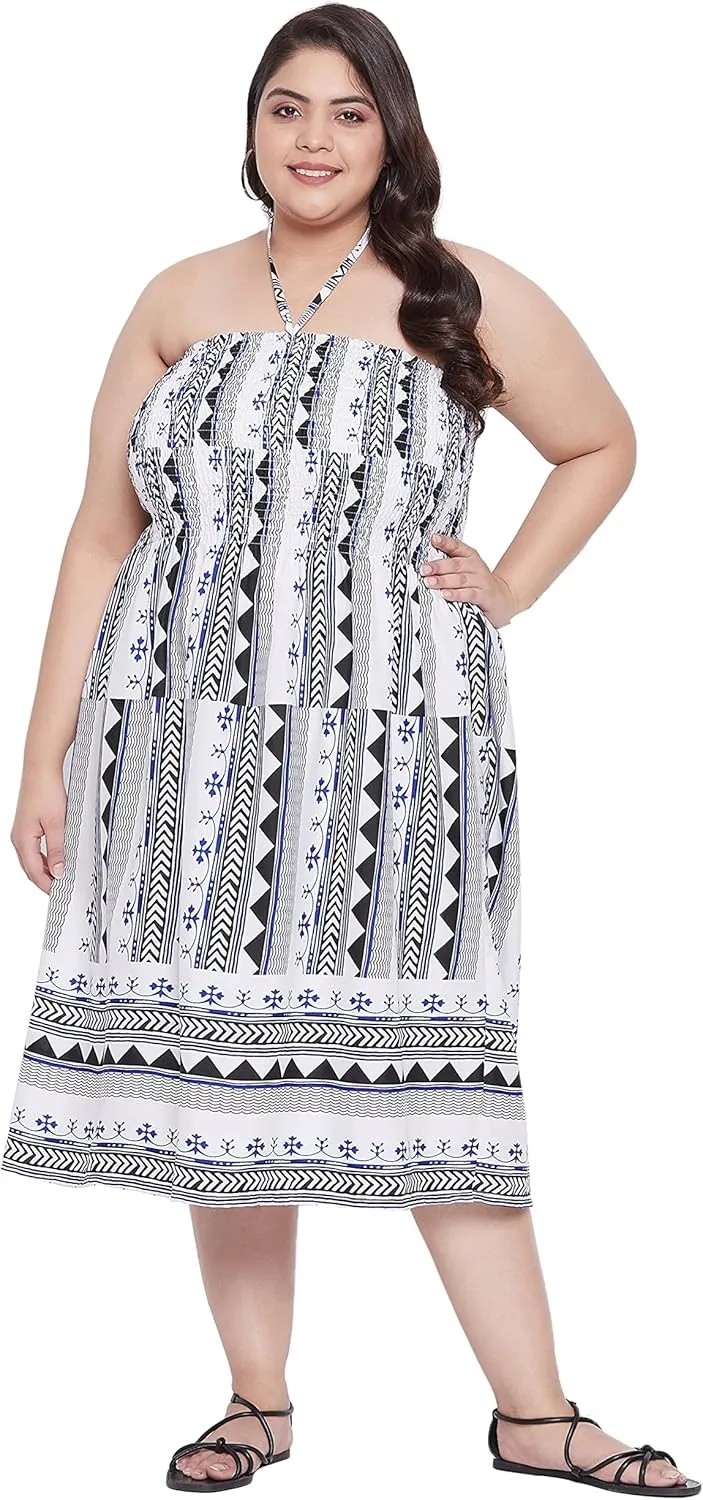 Women's Summer Casual Dress Comfy Tube Dresses Sundresses Beach Dress Tops for Girls