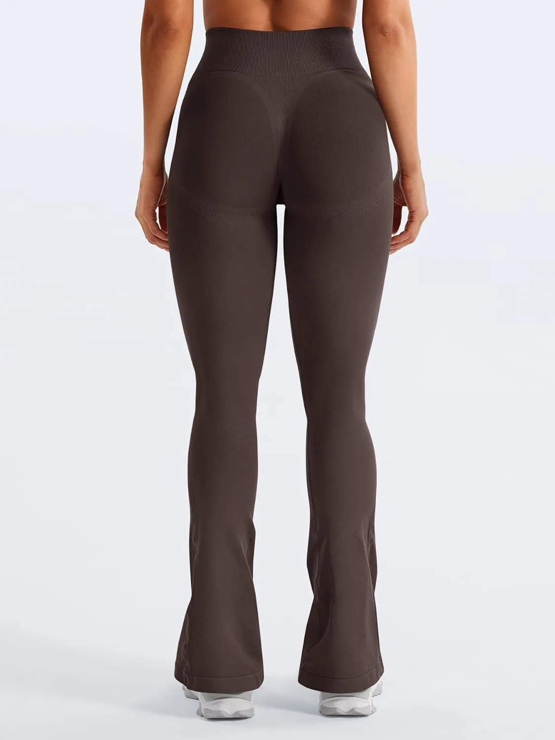 YEOREO Mini Flare Leggings Womens Workout Butt Lifting Legging Hidden Scrunch Seamless Impact Lilliean Yoga Pants